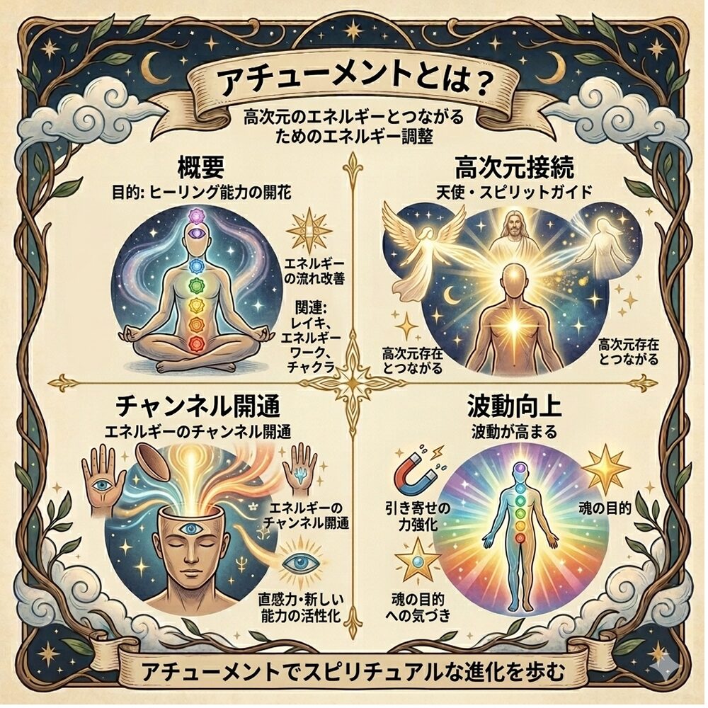 アチューメントとは？スピリチュアルな意味・効果・受け方を詳しく解説 