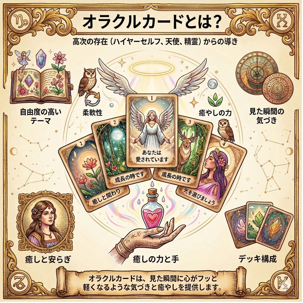 オラクルカード完全ガイド｜天からの「優しい手紙」を受け取る方法