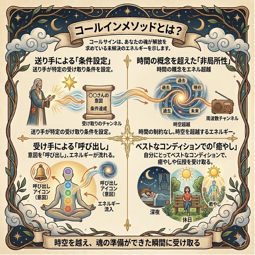 コールインメソッド完全ガイド｜好きな時にエネルギーを受け取る秘術