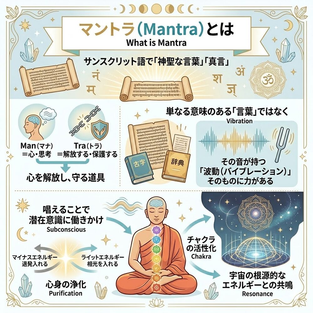 マントラとは？意味と効果、幸運を呼ぶ神聖な響きの活用術を解説