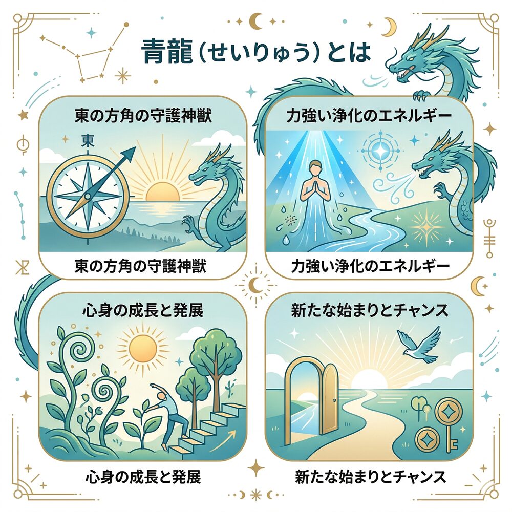 青龍（せいりゅう）とは？風水で東の運気を整え、仕事運・発展運を劇的に上げる方法