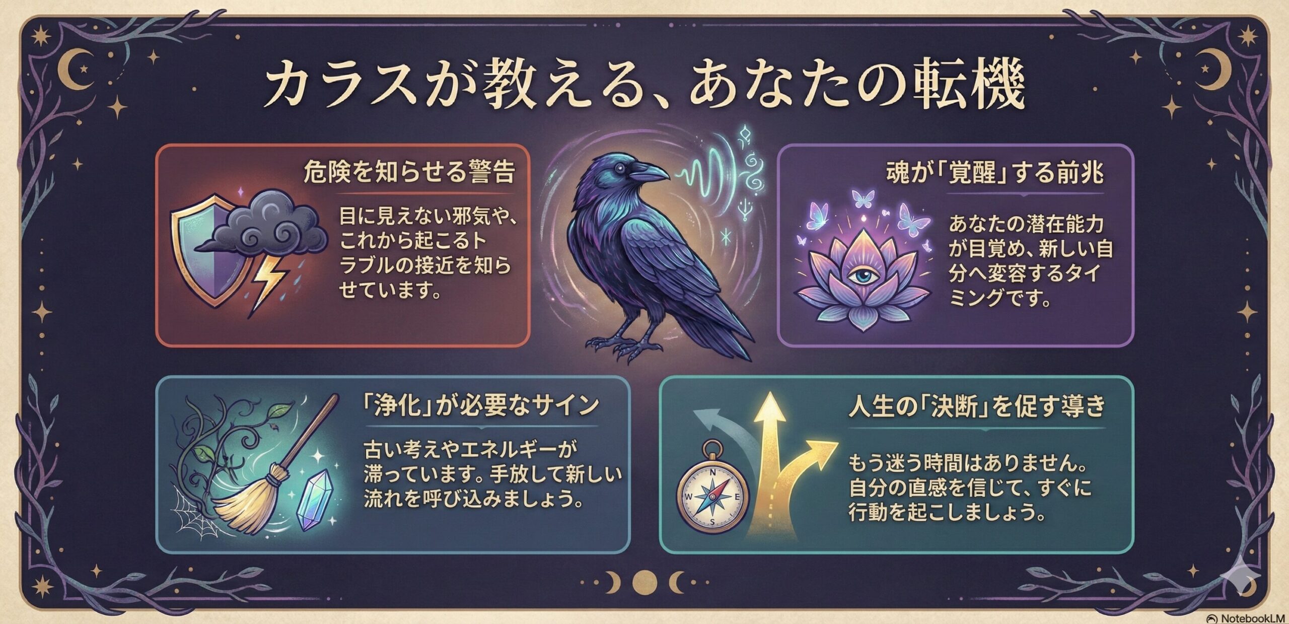 カラスが異常に鳴くスピリチュアルな意味｜状況・場所・人物・色別の意味を徹底解説