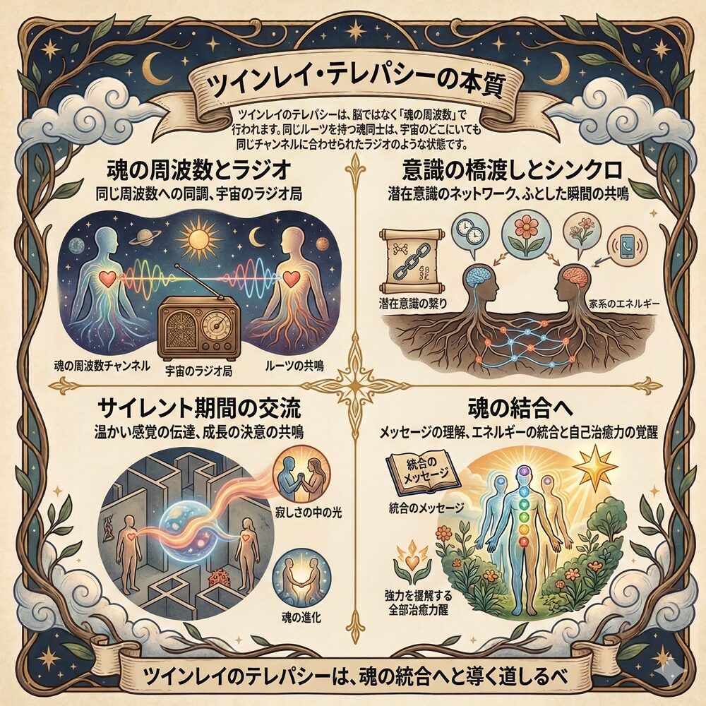 ツインレイのテレパシーとしびれ｜魂が共鳴する「愛の通信」のサイン