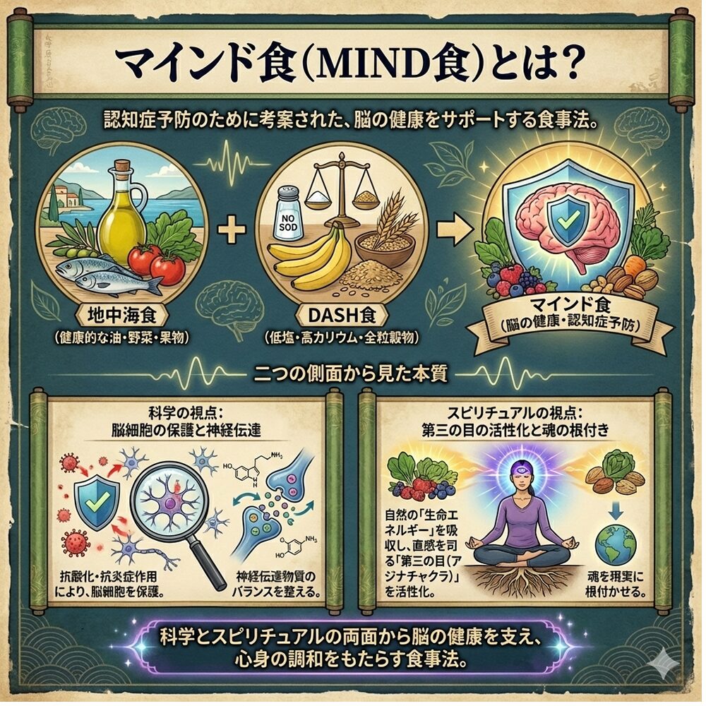 「マインド食」で脳と魂を覚醒！直感力を高める究極の食事法