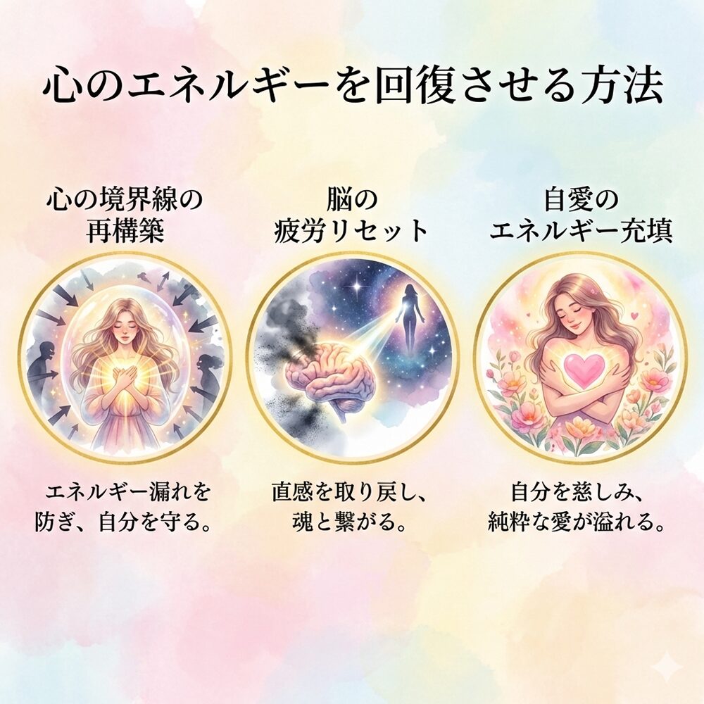 心のエネルギーを回復させる方法のスピリチュアルな意味とは？20の解説