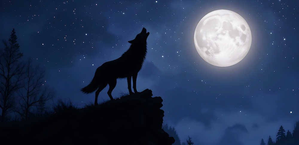 【1月】ウルフムーン(Wolf Moon)のスピリチュアルな意味とは? 内なる力を目覚めさせる満月