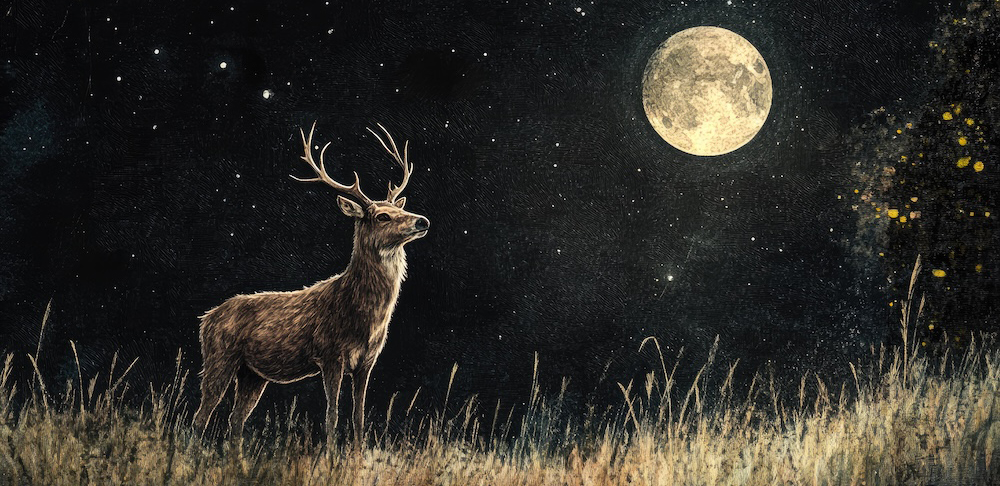 【7月】バックムーン(Buck Moon)のスピリチュアルな意味とは? 自己主張と変革を促す満月