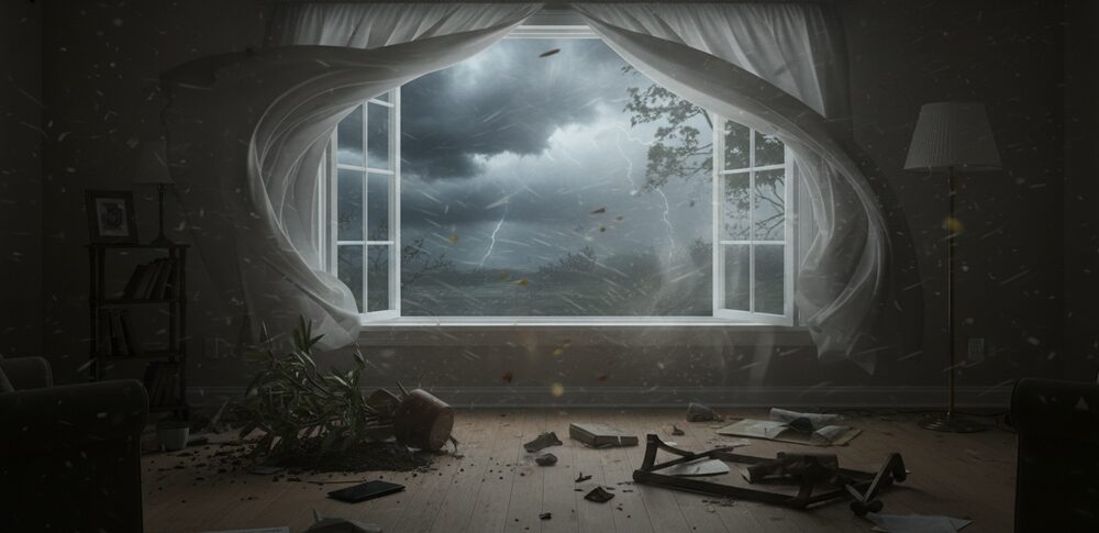 【夢占い】強風が家の中に吹く夢｜意味・メッセージなど20選を解説