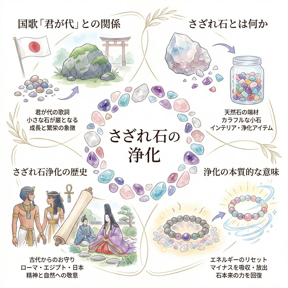 さざれ石の浄化とは？スピリチュアル的な意味｜種類・方法・効果別など25選を解説