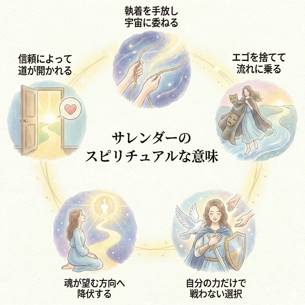 サレンダーのスピリチュアル的な意味は？｜状況・ツインレイ・前兆別20選を解説