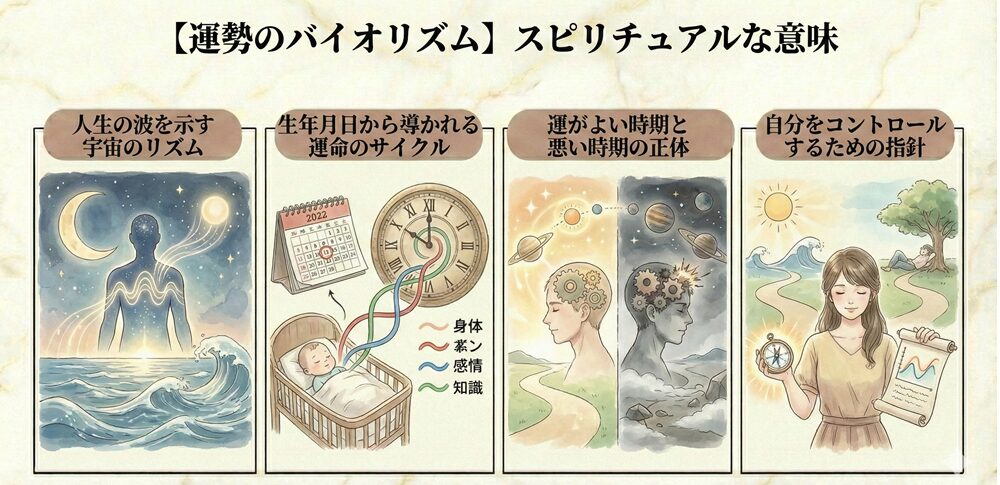 運勢のバイオリズムのスピリチュアル的な意味は？｜周期・状態・活用法別など25選を解説