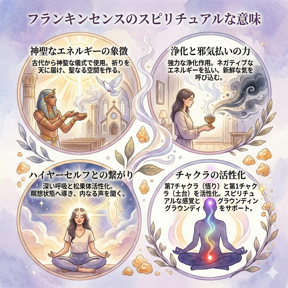 フランキンセンスのスピリチュアル的な意味は?｜効果・使い方・運気別など20選を解説