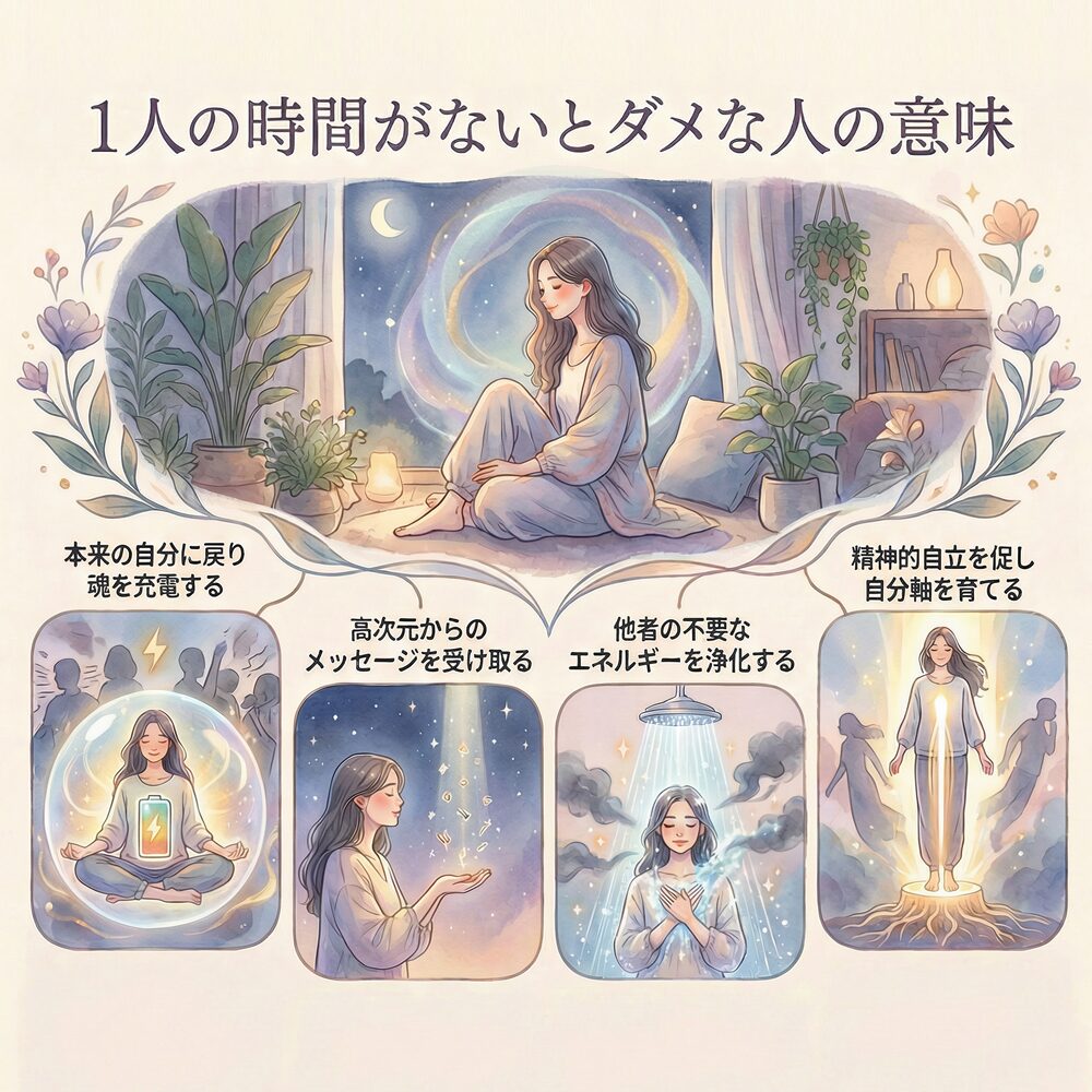 1人の時間がないとダメな人のスピリチュアル的な意味は？｜心理・性格別など20選を解説
