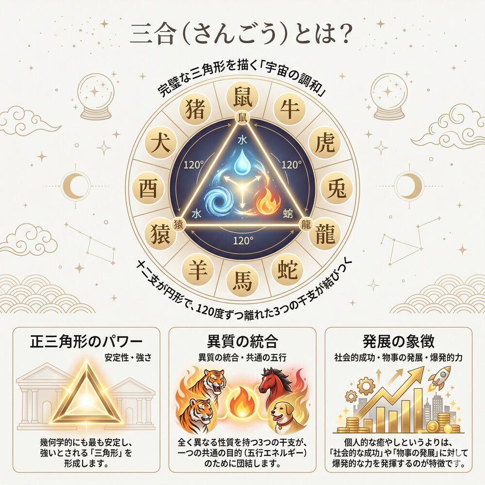 三合（さんごう）の相性ガイド！最強のエネルギーを生む12支の法則