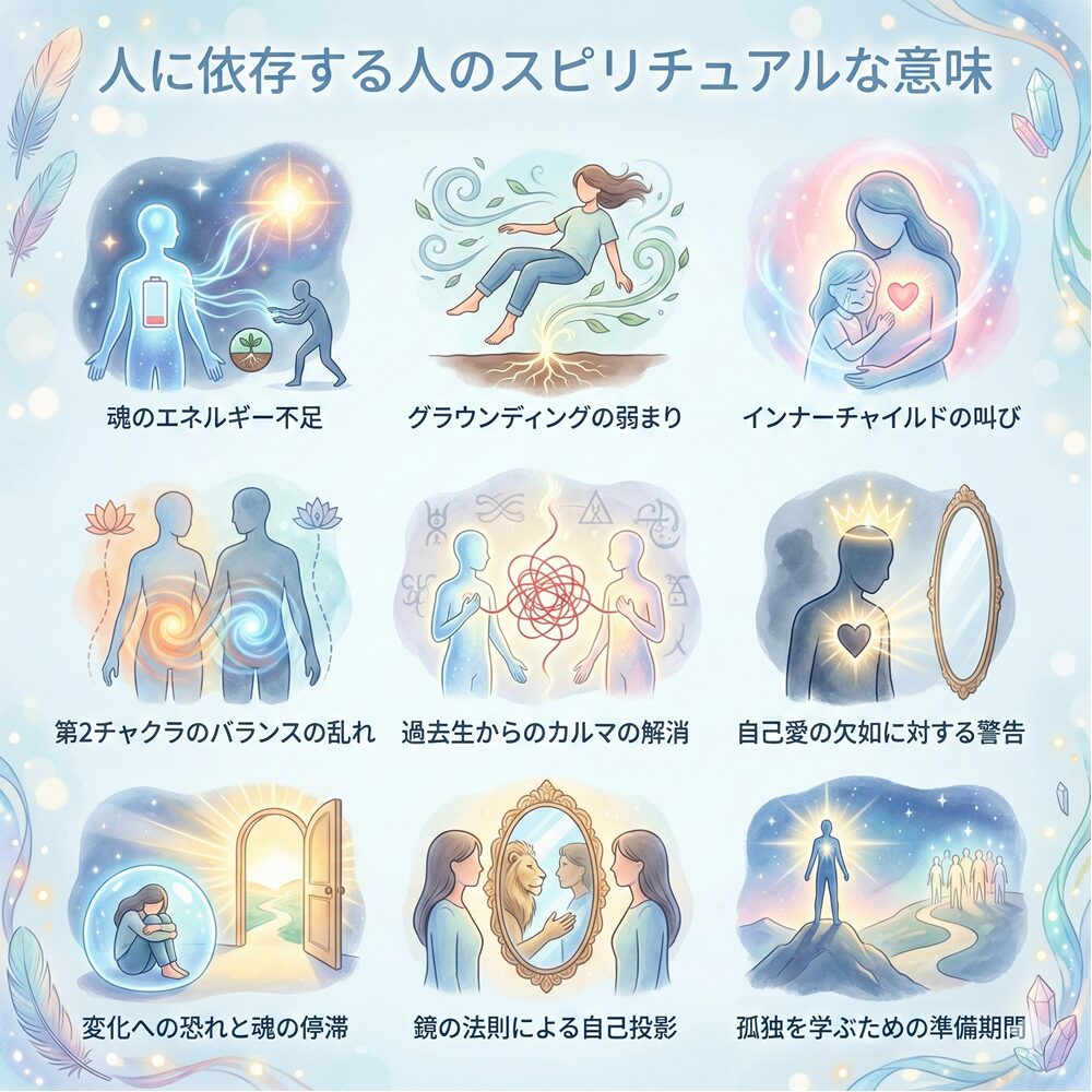 人に依存する人のスピリチュアル的な意味は？｜特徴・心理・状況・原因別など30選を解説