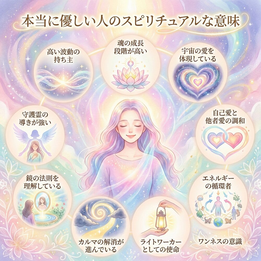 本当に優しい人の特徴のスピリチュアル的な意味は？｜内面・行動・雰囲気別など30選を解説