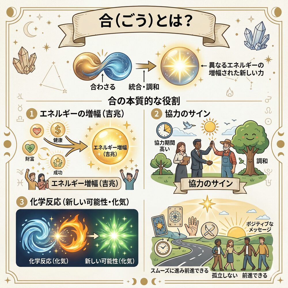 「合」の意味と開運ガイド！星と干支が結びつく運命の法則