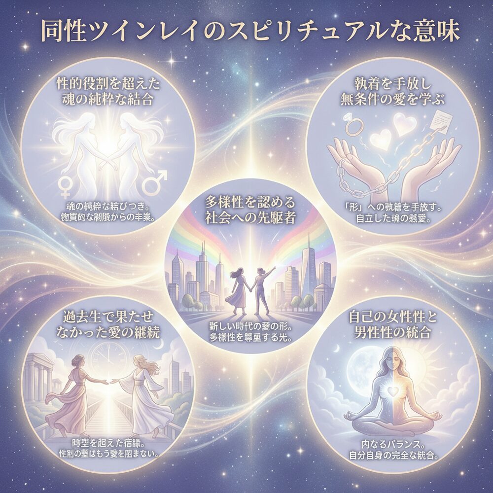 ツインレイが同性のスピリチュアル的な意味は？｜特徴・使命・試練別など25選を解説