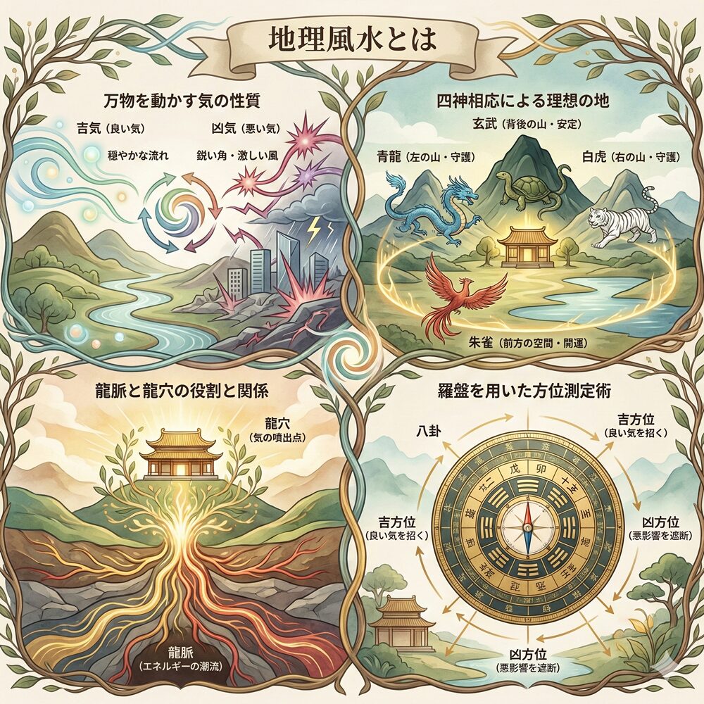 地理風水とは？運気を変える地形選びと配置の極意を徹底解説