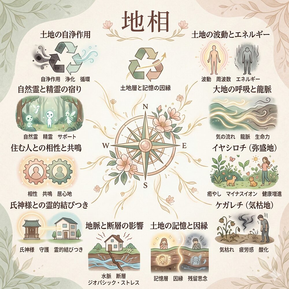 地相のスピリチュアル的な意味は？｜形状・場所・環境別など30選を解説