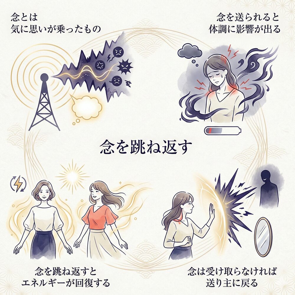 念を跳ね返す方法とスピリチュアル的な意味とは？｜状況・種類・対策別など25選を解説
