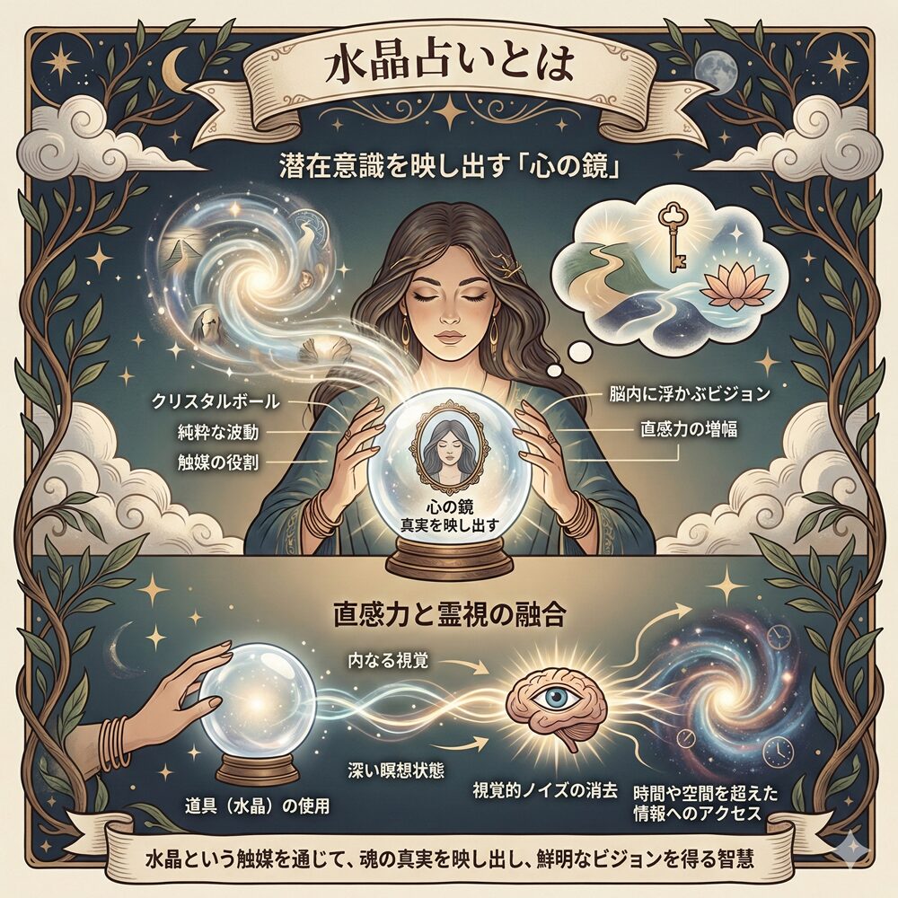 水晶占いの意味と方法！未来を映す神秘の活用ガイド