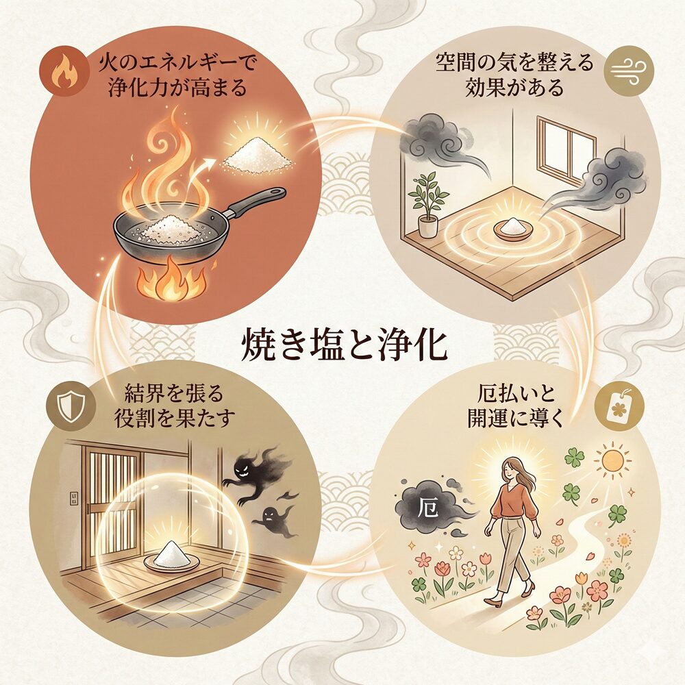 焼き塩で浄化するスピリチュアル的な意味は？｜効果・作り方・置き場所別など25選を解説