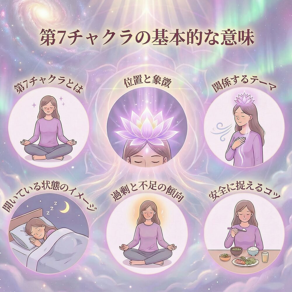 第7チャクラが開いてる人の特徴｜直感・使命感・心身のサインと整え方