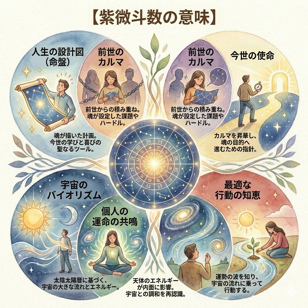 紫微斗数のスピリチュアルな意味とは？｜宮・星別など20選を解説