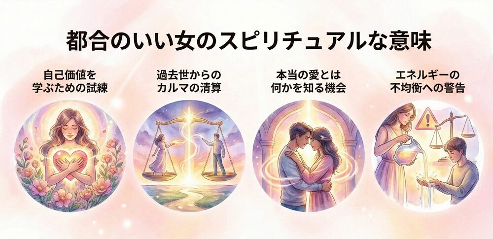 都合のいい女のスピリチュアル的な意味は？｜特徴・心理・卒業法別など25選を解説