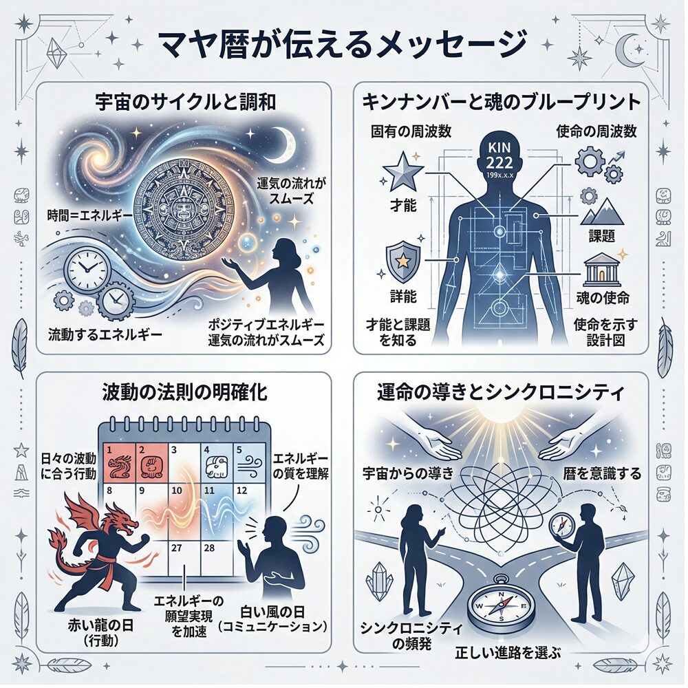 マヤ暦のスピリチュアルな意味｜宇宙のサイクルと魂の目的を知り、運命を読み解く叡智の暦