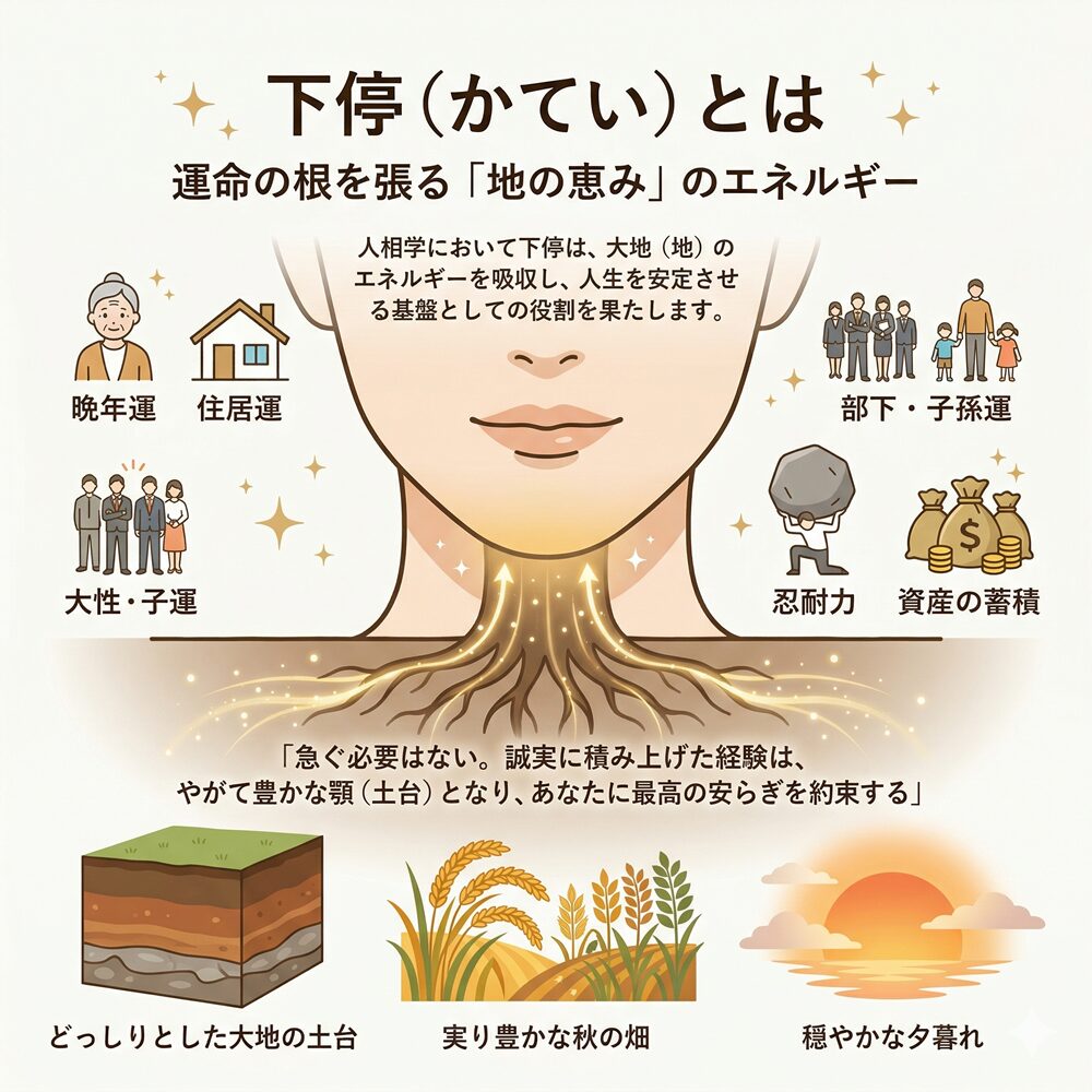 人相学の下停（げてい）の意味とは？晩年運と人望で人生のフィナーレを輝かせる方法