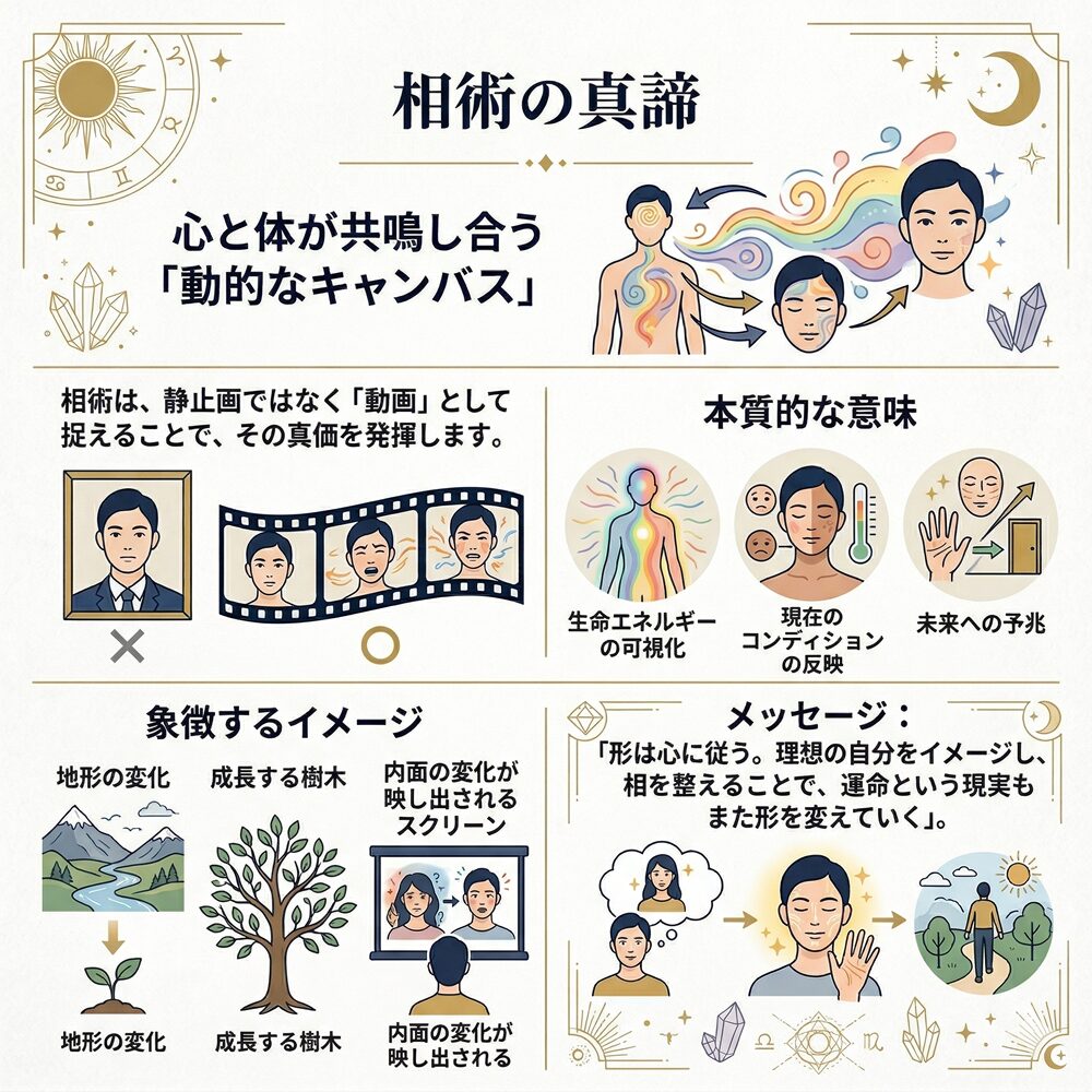 相術の深層：形に宿る「気」を読み解き、運命のアップデートを加速させる